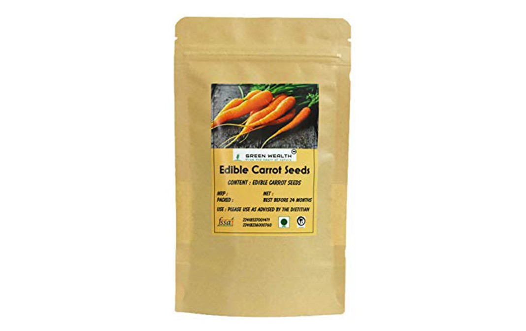 Green Wealth Edible Carrot Seeds    Pack  400 grams